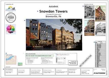 Revit 2024 - új mintamodellel bővült, a Snowdon Towers